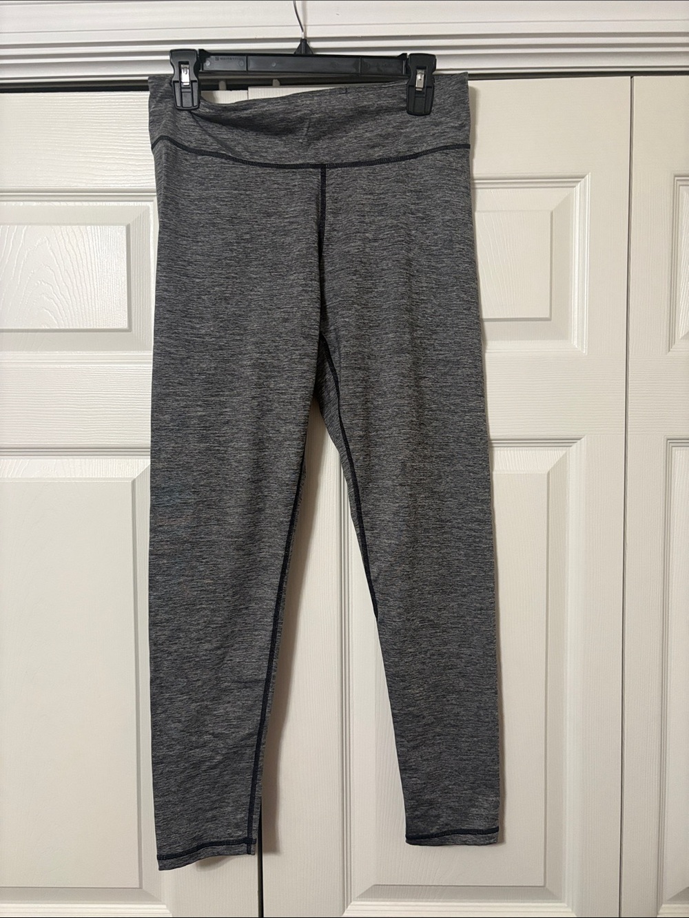 adidas Dark Heather Gray Women's High-Waist Leggings